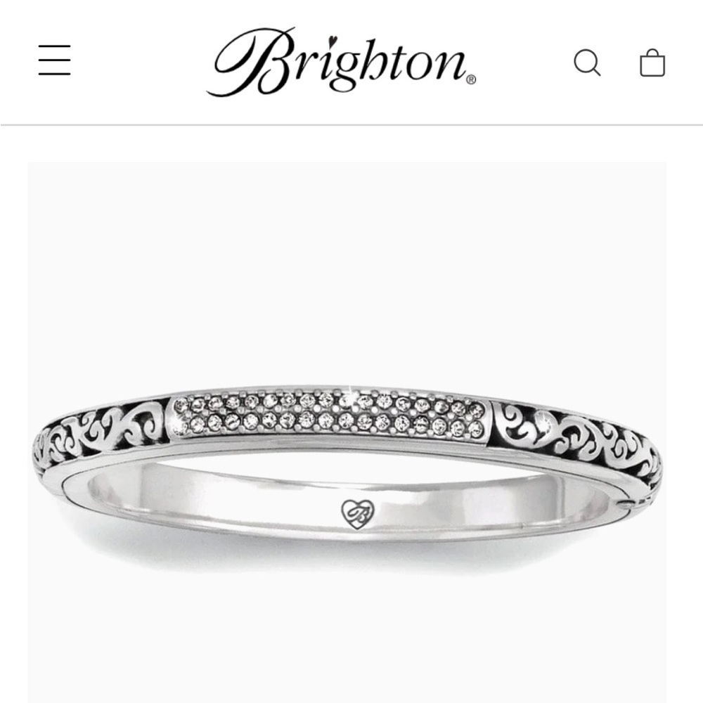 Brighton Sacred Cross Hinged Bangle